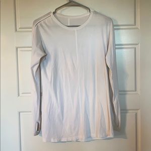 Lululemon white long sleeve shirt